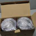 Stainless Steel Food Container with Clear Lids Airtight Container Stackable Small Canisters Kitchen Pantry Storage for Cereal, Snacks, Candy, Herbs, Spices, Sugar, Tea (1.8L Silver-2)