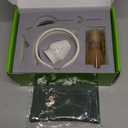 7Pcs Japanese Matcha Tea Set, Matcha Kit with Matcha Bowl (with Pouring Spout), Matcha Whisk, Whisk Holder, Strainer - Elegant Matcha Set for Gifting and Personal Use, Gift Box Packaging (white)