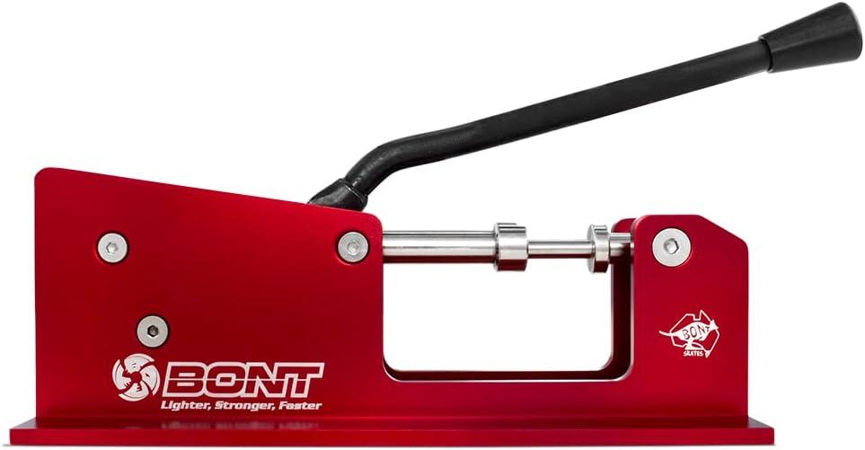 BONT Skates - Aluminum Bearing Press - Roller Skate Derby Speed Skateboard Wheel - Fits 7mm & 8mm Bearings (Red)
