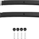 ECOTRIC Heavy Duty Golf Cart Rear Leaf Spring Compatible with 2004+ Club Car Precedent & 2017+ Club Car Onward HD Leaf Spring Rear Set Black 4-Leaf Steel+Plastic Replacement for 102509301