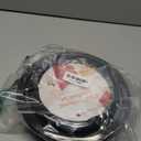 GE Black Stove Drip Pans, 10% Energy Save by Enamel Spraying Prevent Bending and Rust - Include 2 6'' Burner Drip Pans and 2 8'' Drip Bowl