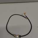 Rubber Cord Necklace Black 20"