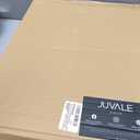 Juvale 4-Tier Dresser for Bedroom - 16.5 in L x 13 in W x 33 in H, Beige, Metal & Fabric - Freestanding Closet Organizer with Fabric Storage Drawers - Narrow Dresser & Cabinet with Drawers