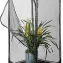 46" Heavy Duty Monarch Butterfly Habitat, Outdoor Collapsible Insect Mesh Cage Terrarium Pop-up with Zipper Protection and Detachable Bottom 23 x 23 x 46 inches