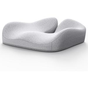 Benazcap Seat Cushion, Memory Foam Cushion for Office Chair - Ergonomic Chair Cushions for Tailbone Pain Relief, Sciatica & Back Support, Office Chair Cushion & Car Seat Cushion, Grey