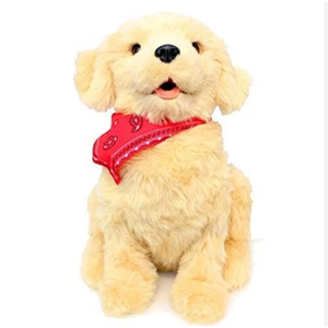Joy for All - Freckled Pup - Brown and White Soft-Touch Coat - Realistic and Lifelike Interactive Companion Pets