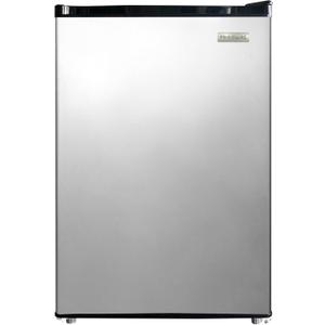 Frigidaire Compact Fridge, 4.5 Cubic Feet, Stainless Steel