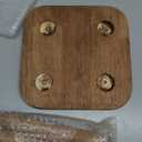 Wooden Step Stool for Adults Step Stool for Toddlers Plant Stool Small Wooden Stool with Four Detachable and Assembled Legs Nicely Balanced (Classic 9.3inch)