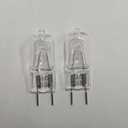 6912A40002J Microwave Halogen Light Bulb 120V 50W G8-2 Pack, for LG Kenmore LMV2031ST LMV2031BD 83543 etc(Replaces 2025028 AH3610037)
