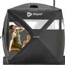 Lifepro ZenZone Outdoor Sauna Tent  Portable Wood Burning with Stove  4 Person Steam & Dry Sauna for Camping, Backyard, Home Gym  Heavy Duty Oxford Cloth & Carbon Steel Stove