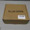 SYSLOON Outdoor Pillow Covers 20x20 Inch Set of 2,Waterproof Pillow Covers for Summer Patio Tent Balcony Couch Sofa Pillow Covers Home Decor,Pink