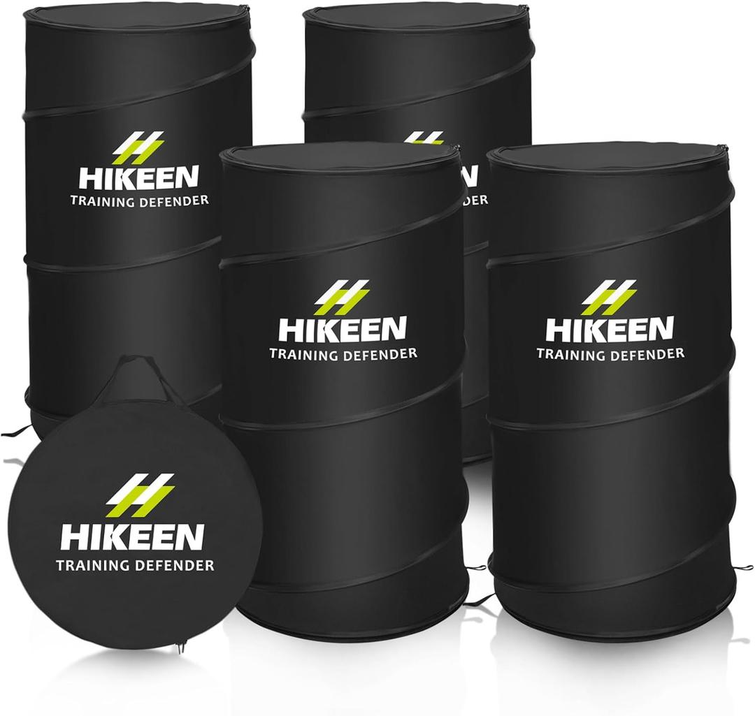 Hikeen Basketball Defender Dummy - Pop Up Safely Simulate Defender - Foldable Training Equipment for Basketball, Soccer, Football and More, 1 Carrying Bag