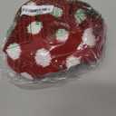 KYEESE Dog Sweaters for Girl Small Dogs with Leash Hole Turtleneck Red Dog Sweater Dress Polka Dot Knit Pullover Warm Pet Sweater (Medium (6-13lbs))