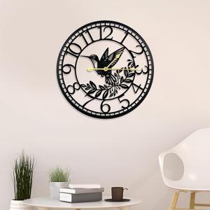 Big Wall Clock - Wall Clocks for Living Room Decor, Quiet and No Ticking Suitable for Wall Decor, Living Room Decoration, Kitchen Decoration, 24in