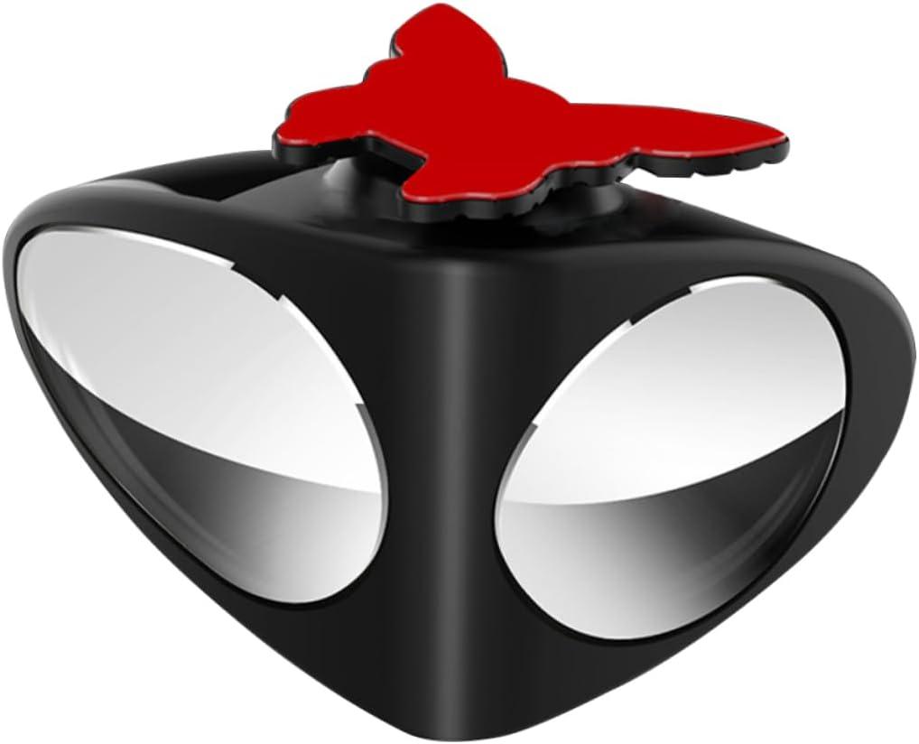 Double-sided Rearview Mirror Blind Spot 360 Rotating Glass Abs Shell Enhance Safety for Novice Drivers
