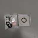 Smart Ring for Women & Men, Health Tracker Ring with Heart Rate, Blood Oxygen,Blood Pressure, IP68 Waterproof Fitness Ring, Sleep Tracker for iPhone and Android, No APP Fee (Rose Gold, 13#)