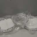 LAMU 3 Pack Lazy Susan Organizer Turntable for Cabinet, Pantry Organizers and Storage, Rotating Condiment Organizer for Kitchen, Table Top, Fridge, Countertop, Spice Organization, 9.25'' 10.6'' 12'' (Clear)