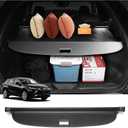 Powerty Cargo Cover for 2021-2024 Toyota Venza Trunk Cover Retractable Trunk Shielding Shade Venza Accessories Cargo Luggage Cover Black