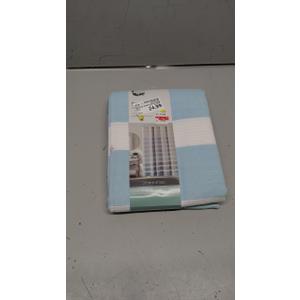 Zenna Home Shower Curtain, Stripes-Blue, Size: 70" x 72"