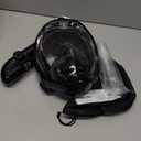 Greatever G2 Full Face Snorkel Mask with Latest Dry Top System, Foldable 180 Degree Panoramic View Snorkeling Mask with Camera Mount, Safe Breathing, Anti-Leak&Anti-Fog
(Large/ X-Large, Black)