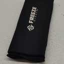 FreezeSleeve Ice and Heat Therapy Sleeve | Reusable Ice Pack Flexible Gel Compression Sleeve for Pain Relief and Recovery of Elbow Knee Ankle Leg Wrist Injuries | Black X Large