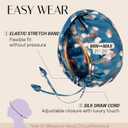 OLESILK Silk Bonnet for Sleeping Women: 100% Mulberry 22 Momme Silk, Adjustable Fit for Night Hair Care, No Frizz for Curls, RoyalBlue