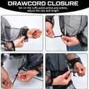 2 Sets Mosquito Net Suit Tick Net Pants Jacket Mittens and Socks Insect Proof Body Clothing Outdoor Hunting Camping Climbing