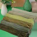 600 Pieces Green Pipe Cleaners Craft Flower Kit, Chenille Stems for Flowers Craft Supplies Fluffy Fuzzy Sticks for DIY Art Projects Creative Gift Wrapping Party Decorations, 12 Inch (Light Green)