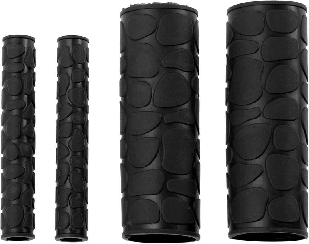 1 1/8" / 29mm 1 1/8" / 29mm Motorcycle Hand Grips Cover Kit Non Slip Rubber Handlebar Grips for Motorcycle Scooter Bicycle ATV Black 1 Set