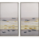 Abstract Wall Pictures Set Of Two 17x34
