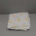 AVOIN colorlife Spring Summer Cream White Sunflower Throw Pillow Covers Set of 2, 20 x 20 Inch Seasonal Flora Farmhouse Decor Flower Soft Plush Faux Fur Jacquard Cushion Case for Home Sofa