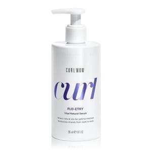 COLOR WOW Curl Wow Flo-etry Vital Natural Serum  Rich-oil blend moisturizes dry, dehydrated strands from root to tip for instantly plump, plush, juicy curls | No weight or greasy feel (10 Fl Oz (Pack of 1))