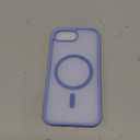 SUPFINE Magnetic for iPhone 17e Case/iPhone 16e Case (Compatible with MagSafe)(Military Grade Drop Protection) Slim Translucent Matte Shockproof with Anti-Fingerprint Phone Case,Blue Purple