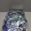 205 Pcs 18th Birthday Decorations for Boys, Blue and Black Birthday Decorations Set Serves 25 Guests, Including Balloons, Banner, Cake Toppers, Plates and Napkins, Tablecloth for Happy 18th Birthday