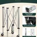 Tennis Ball Hopper for 150 Balls, Aluminum Ball Cart
