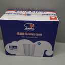 JOLLY CHEF 10 oz Clear Disposable Plastic Cups 200 Pack, Clear Plastic Cups Tumblers, Heavy duty Party Glasses, Disposable Cups for Wedding, Thanksgiving, Christmas Party