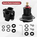 GP76851 Mixer Cap and Pressure Balancing Unit (Shower) Parts Cartridge Compatible with Kohler Rite-Temp and 1/2" Shower Valve GP500520 and GP77759 Parts