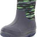 Western Chief Kids Freestyle Neoprene Outdoor Boot, Lightweight, Kid Friendly for Boys and Girls Waterproof Boot for Rain, Mud, Cold Weather, Snow (5 Big Kid, Navy)