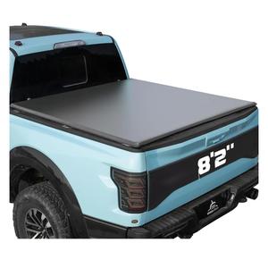 Truck Bed Tonneau Cover Compatible with Ford Super Duty 8.2 ft Long Box, 1999-2025 F250 F-250 F350 F-350, Soft Roll Up Style
