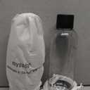 Mysoda Carbonating Bottles 2Pck 1L - Compatible with MySoda and any brands - Lid and Base Made of Wood Composite - Quick-Lock Reusable Bottles - BPA Free - Black