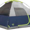 Coleman Sundome Camping Tent with Rainfly, 6 Person Tent Sets Up in 10 Mins, Weatherproof Shelter for Camping, Festivals, Backyard, Sleepovers, & More