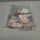 PATPAT Matching Family Outfits Mom and Me Matching Outfits Short Sleeve Round Neck Midi Shirt Dress (6-9 Months, Khaki)