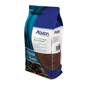 Aqueon Plant and Shrimp Aquarium Substrate, Aqua Soil for Fish Tanks, 20 Pounds (5-Pack)
