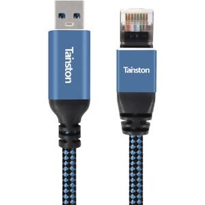 USB to Ethernet Cable, 3Ft USB3.0 A to RJ45 Cable,USB3.0 A to Gigabit Ethernet Cable Compatible Laptop, PC, Switch, Router, Modem and More