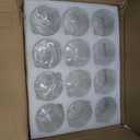 SUPMIND 12pcs Clear Cylinder Vases for Centerpieces, Glass Flower Vases for Wedding Decorations and Home Decor, 6 Inch Glass Hurricane Candle Holder for Table Shelf