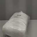 MIULEE Set of 2 Waffle Bathroom Runner Rugs, Boho Bath Rugs Non Slip Washable, Super Absorbent Runner Bath Mats, Rubber Backed Shower Mats for Hallway Bedroom Laundry Room, White, 2'x4'(24x48 Inch)