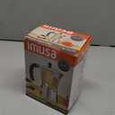 IMUSA USA B120-42V Aluminum Espresso Stovetop Coffeemaker 3-Cup, Silver (Pack of 1)