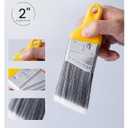 Precision Detail Paint Brush, Pro Grade, Angled for Cutting in, Trim and Furniture 2" 50.8mm