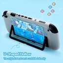 GeekShare Slim Cover Case Compatible with Switch 2, Shock-Absorption and Anti-Scratch PC Cover Skin for Switch 2 Game Console - Shark Party