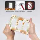 Colorful Paisley Pattern 3 Gang Rocker Light Switch Cover Triple Decora Wall Plate Decorative Switchplate Electrical GFCI Outlet Covers Faceplate for Kitchen Bathroom Farmhouse Home Decor